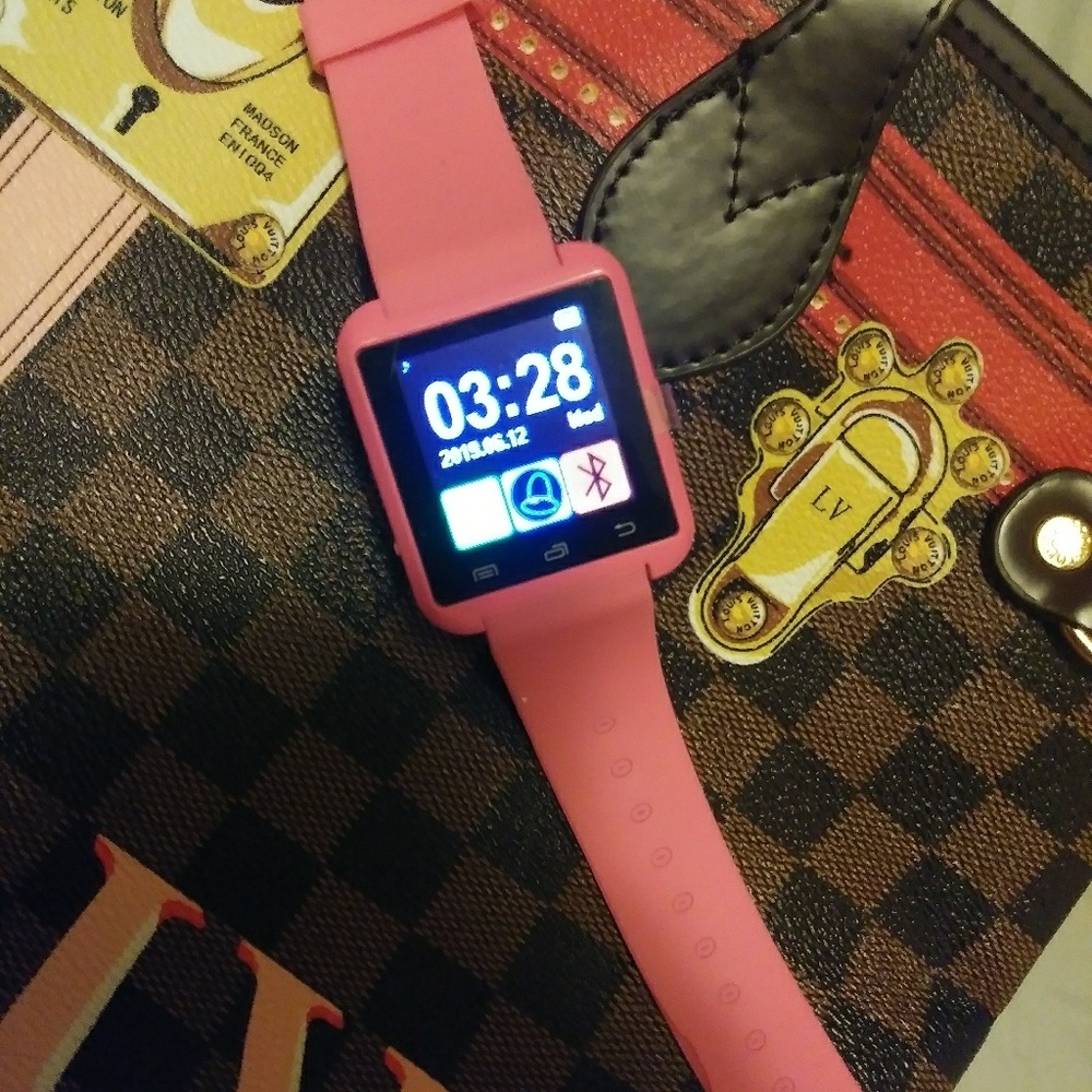 Android 🌼Pretty Pink Smart Watch